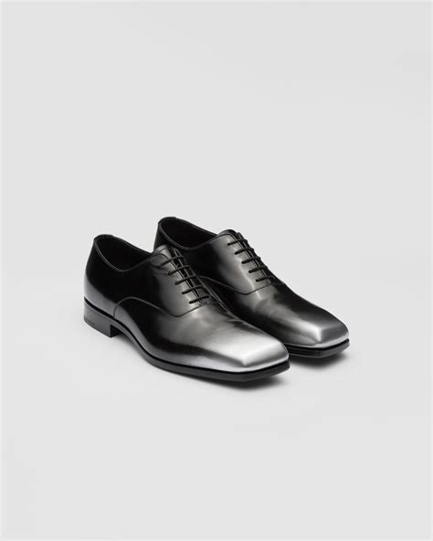 leather wingtip sport oxfords prada|Nuanced brushed leather Oxford shoes .